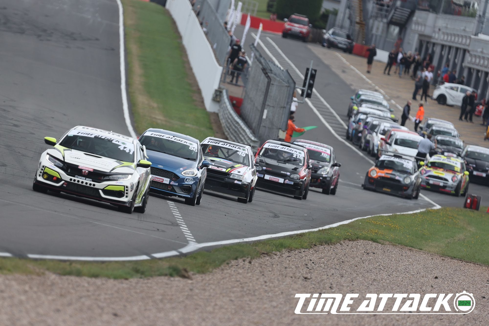 Time Attack and Racing Hondas at Knockhill
