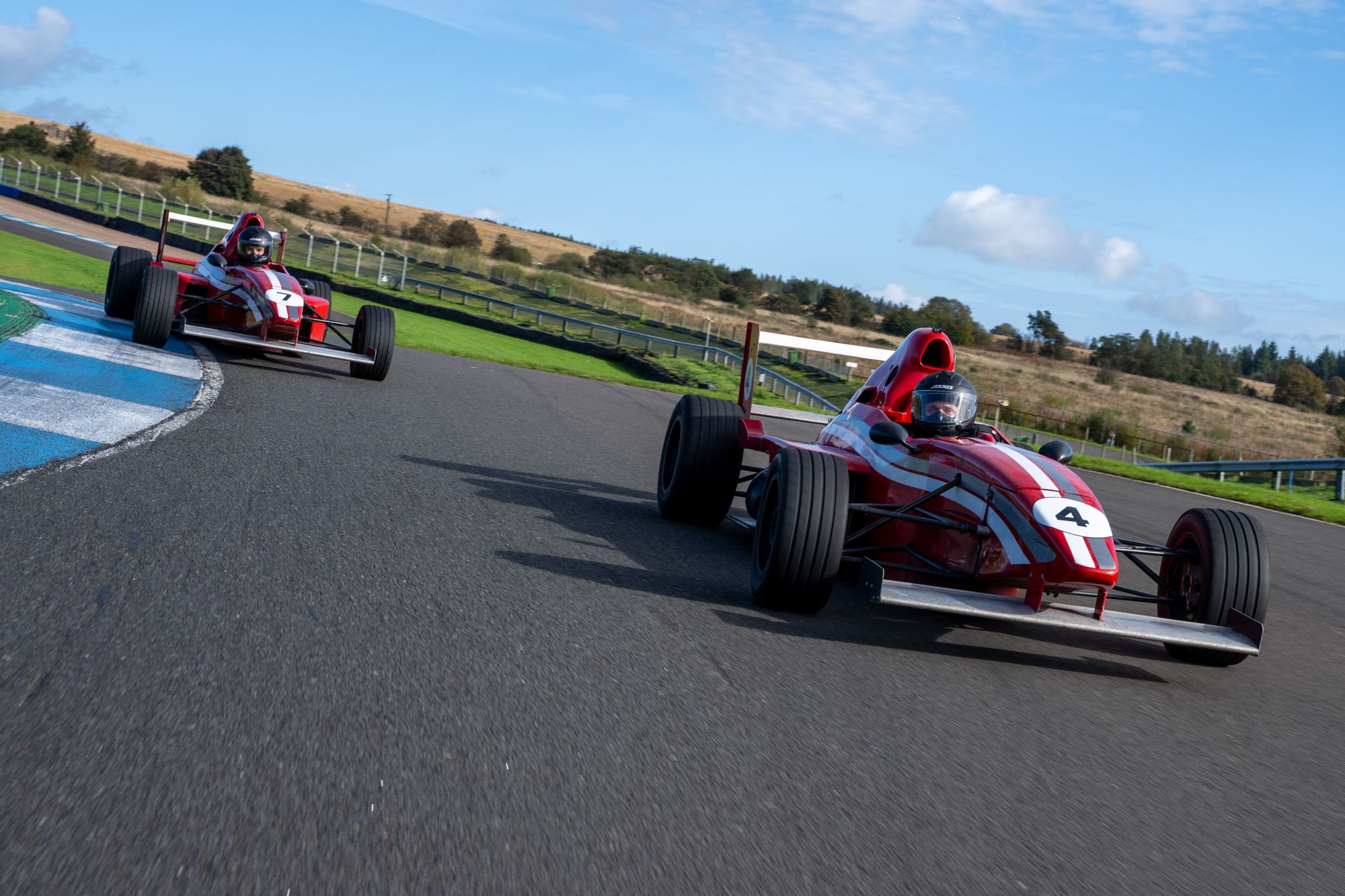  Formula Racing Car Driving Experience  Knockhill international racing circuit from the driving seat of a Formula Racing Car.